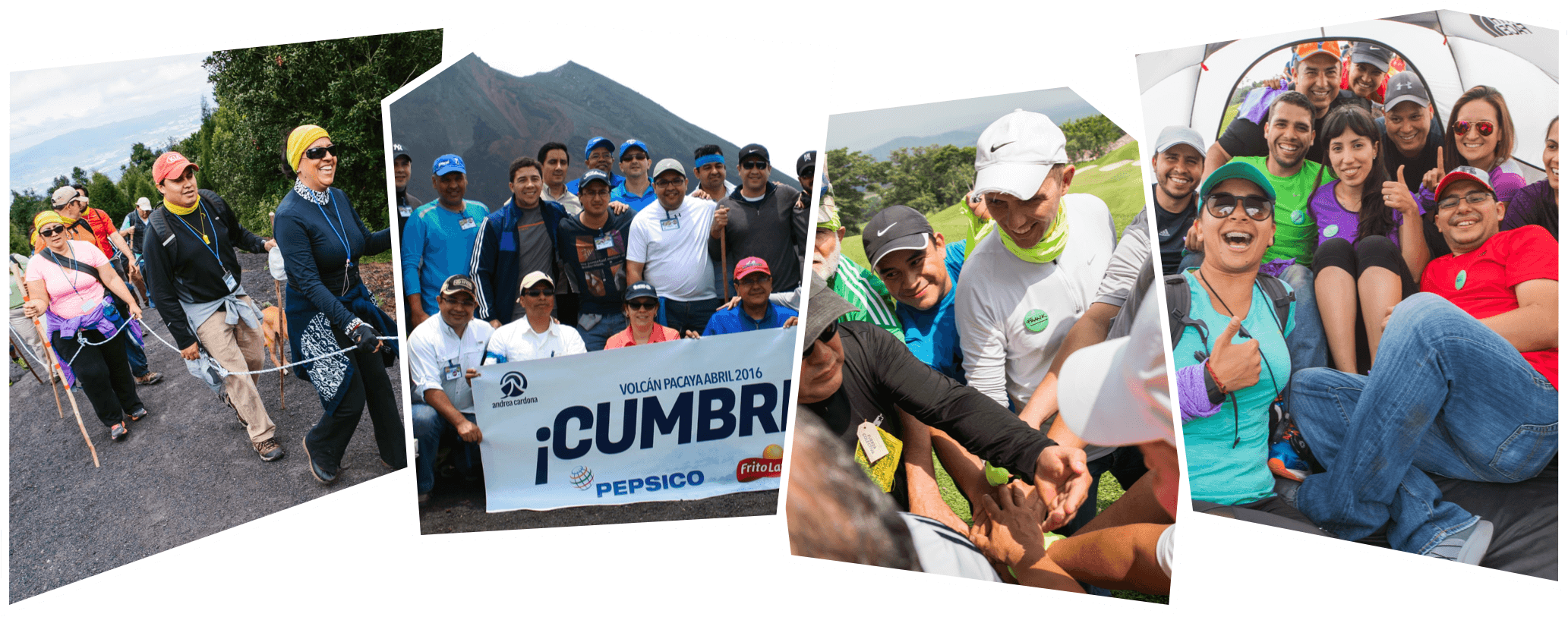 Team building collage